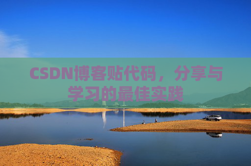 CSDN博客贴代码,分享与学习的最佳实践
